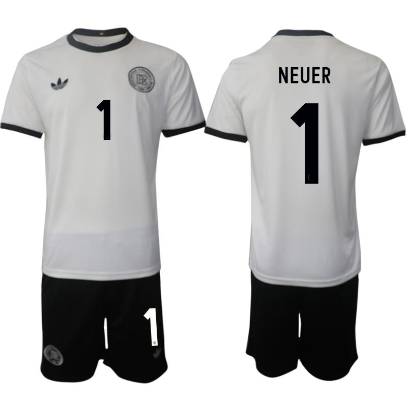 Men 2025-2026 Season Germany home white #1 Soccer Jersey->germany jersey->Soccer Country Jersey